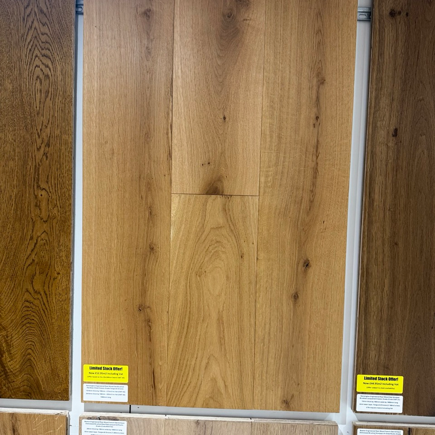 Kensington Engineered Real Wood Oak Brushed Natural Oiled